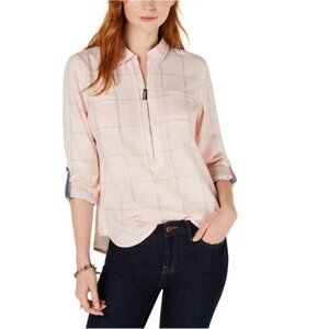 Tommy Hilfiger Pink Long Sleeve Women's Blouses /Size M